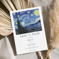 Vincent Van Gogh Starry Night Wedding