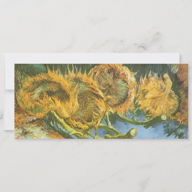 Vincent van Gogh - Still Life: Four Cut Sunflowers (Front)