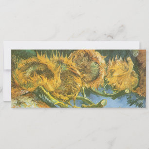 Vincent van Gogh - Still Life: Four Cut Sunflowers
