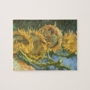Vincent van Gogh - Still Life: Four Cut Sunflowers Jigsaw Puzzle