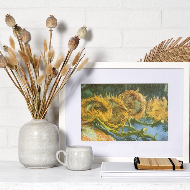 Vincent van Gogh - Still Life: Four Cut Sunflowers Poster (Creator Uploaded)