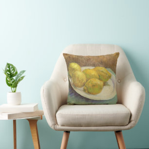 Vincent van Gogh - Still Life Lemons on a Plate Cushion