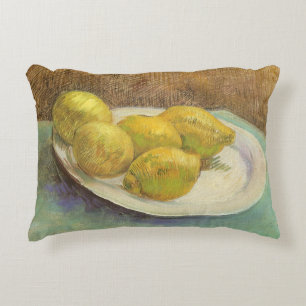 Vincent van Gogh - Still Life Lemons on a Plate Decorative Cushion