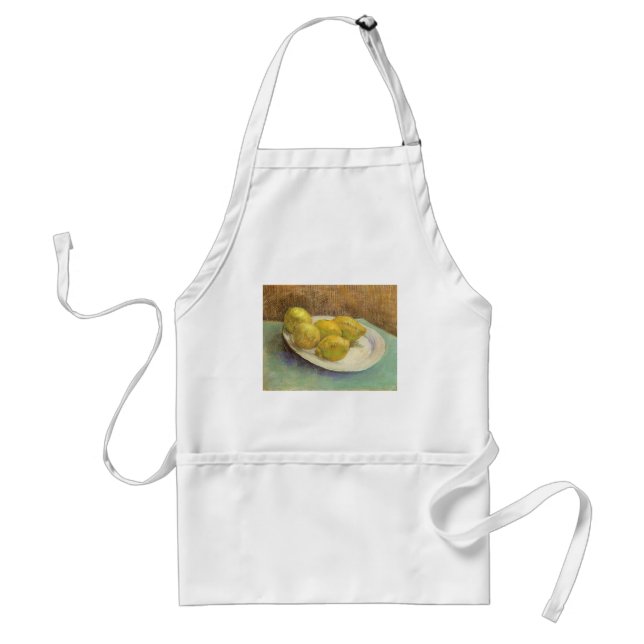 Vincent van Gogh - Still Life Lemons on a Plate Standard Apron (Front)