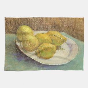 Vincent van Gogh - Still Life Lemons on a Plate Tea Towel