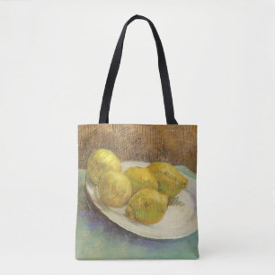 Vincent van Gogh - Still Life Lemons on a Plate Tote Bag