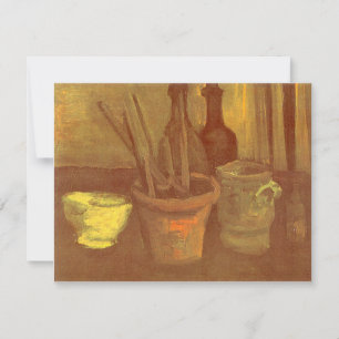 Vincent van Gogh - Still Life Paintbrushes in Pot