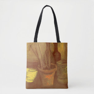 Vincent van Gogh - Still Life Paintbrushes in Pot Tote Bag