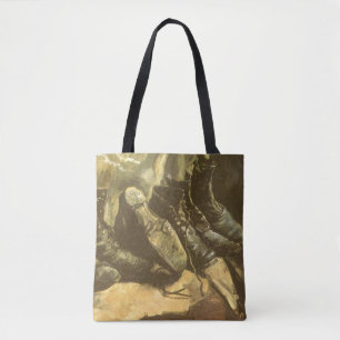 Vincent van Gogh - Still Life Three Pairs of Shoes Tote Bag