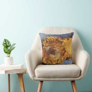 Vincent van Gogh - Still Life: Two Cut Sunflowers Cushion