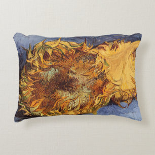 Vincent van Gogh - Still Life: Two Cut Sunflowers Decorative Cushion