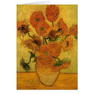 Vincent van Gogh Still Life Vase w 15 Sunflowers