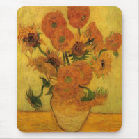 Vincent van Gogh Still Life Vase w 15 Sunflowers