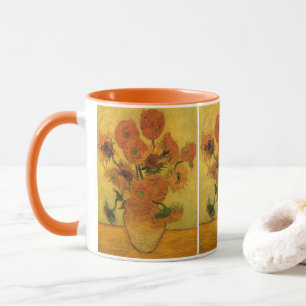 Vincent van Gogh Still Life Vase w 15 Sunflowers Mug
