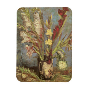 Vincent van Gogh - Still Life Vase with Gladioli Magnet