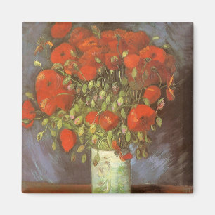 Vincent van Gogh Still Life Vase with Red Poppies Magnet