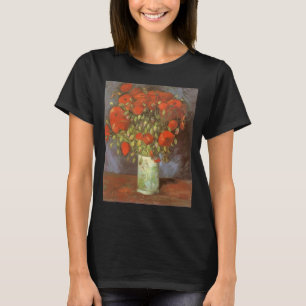 Vincent van Gogh Still Life Vase with Red Poppies T-Shirt