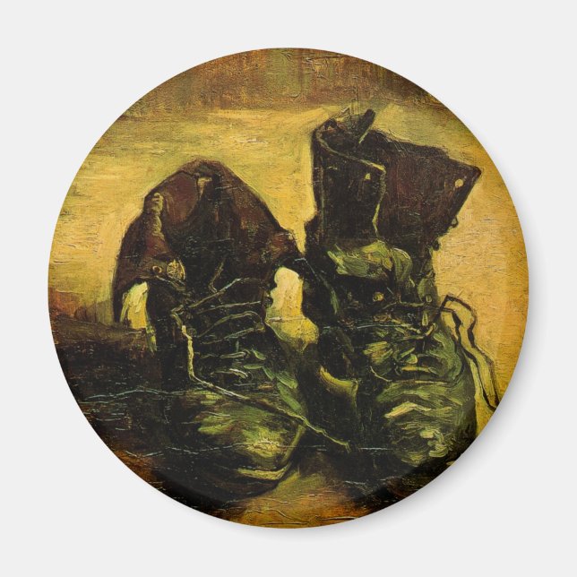 Vincent van Gogh - Still Life with a Pair of Shoes Magnet (Front)