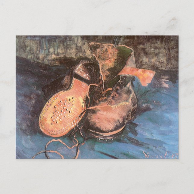 Vincent van Gogh - Still Life with a Pair of Shoes Postcard (Front)