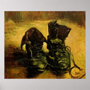 Vincent van Gogh - Still Life with a Pair of Shoes Poster