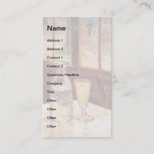 Vincent Van Gogh - Still Life with Absinthe Business Card
