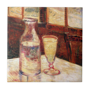 Vincent Van Gogh - Still Life with Absinthe Ceramic Tile