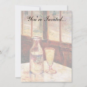 Vincent Van Gogh - Still Life with Absinthe Invitation