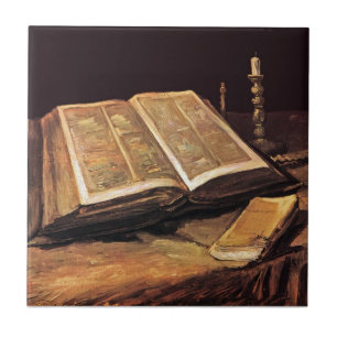 Vincent Van Gogh - Still Life With Bible Ceramic Tile