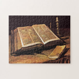 Vincent Van Gogh - Still Life With Bible Jigsaw Puzzle