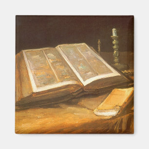 Vincent van Gogh - Still Life with Bible Magnet