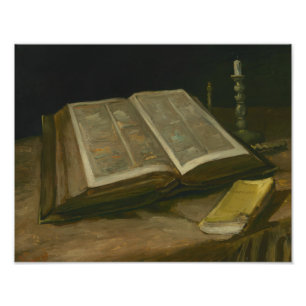 Vincent van Gogh - Still life with Bible Photo Print