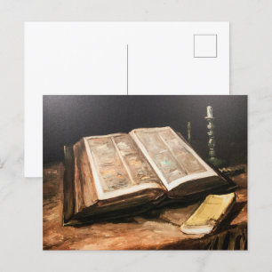 Vincent van Gogh: Still Life with Bible Postcard