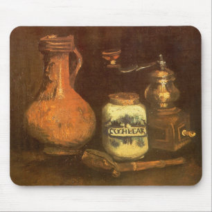 Vincent van Gogh - Still Life with Coffee Mill Mouse Pad