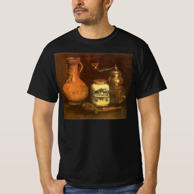 Vincent van Gogh - Still Life with Coffee Mill T-Shirt (Front)