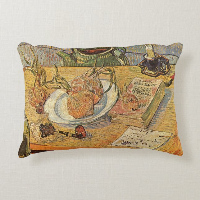 Vincent van Gogh - Still Life with Drawing Board Decorative Cushion (Front)