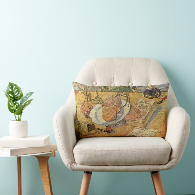 Vincent van Gogh - Still Life with Drawing Board Lumbar Cushion (Chair)