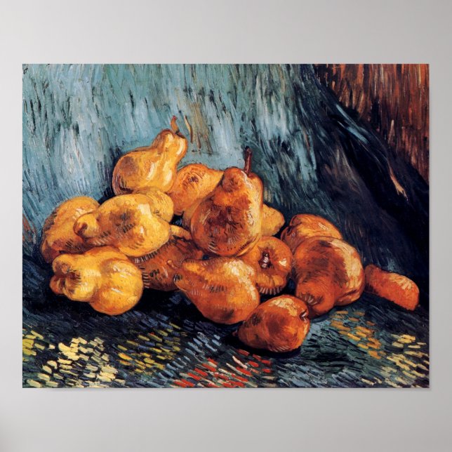 Vincent Van Gogh - Still Life With Pears Fine Art Poster (Front)