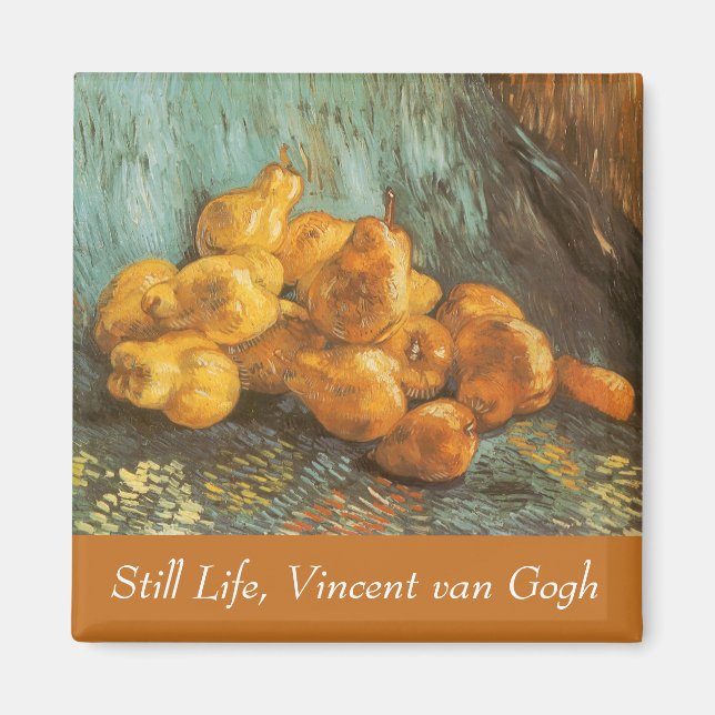 Vincent van Gogh - Still Life with Quince Pears Magnet (Front)