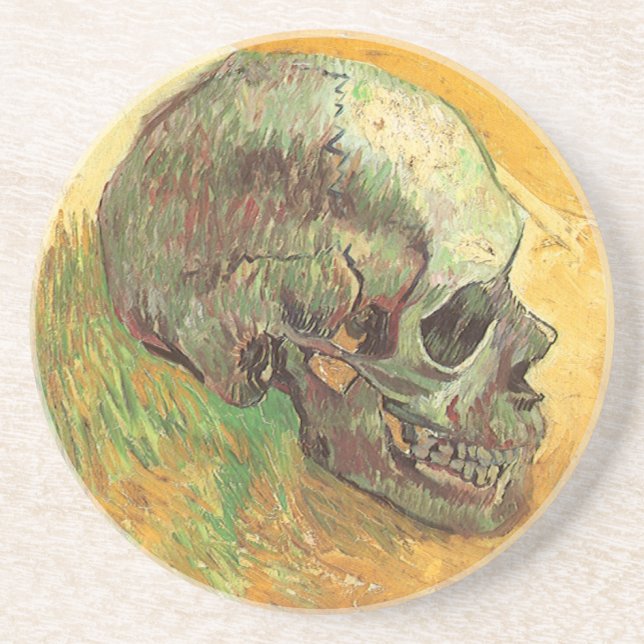 Vincent van Gogh - Still Life with Skull Coaster (Front)