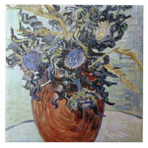 Vincent van Gogh Still Life with Thistles, 1890 Ceramic Tile