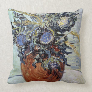 Vincent van Gogh Still Life with Thistles, 1890 Cushion