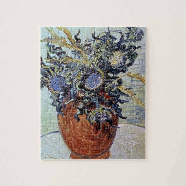 Vincent van Gogh | Still Life with Thistles, 1890 Jigsaw Puzzle (Vertical)