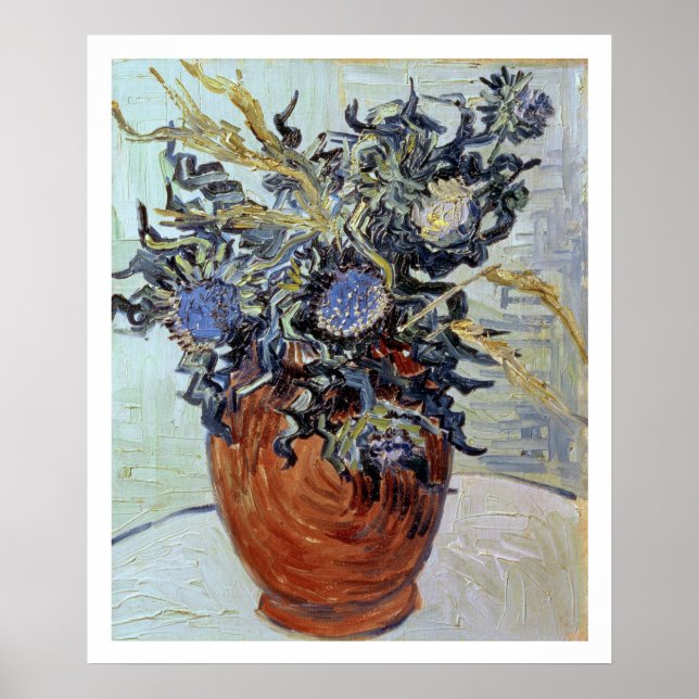 Vincent van Gogh | Still Life with Thistles, 1890 Poster (Front)