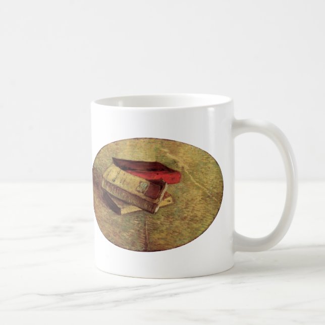Vincent van Gogh - Still Life with Three Books Coffee Mug (Right)