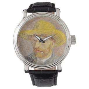 Vincent Van Gogh Straw Hat Portrait Painting Watch