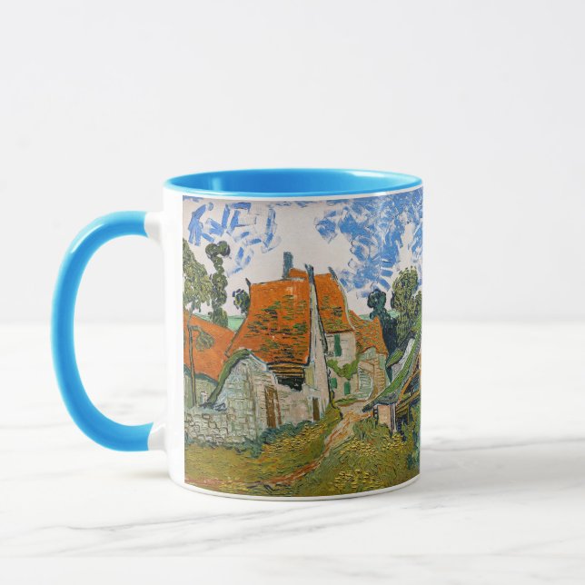 Vincent van Gogh - Street in Auvers-sur-Oise Mug (Left)