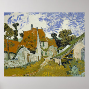 Vincent van Gogh - Street in Auvers-sur-Oise Poster