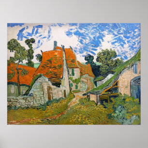 Vincent van Gogh - Street in Auvers-sur-Oise Poster