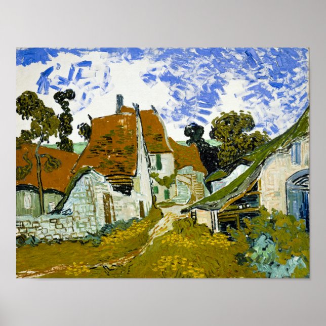 Vincent van Gogh: Street in Auvers-sur-Oise Poster (Front)