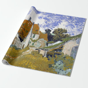 Vincent van Gogh Street in Auvers-sur-Oise Wrapping Paper